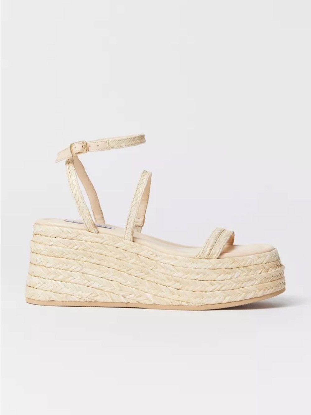 Steve Madden Espadrille Platform Sandal in Natural